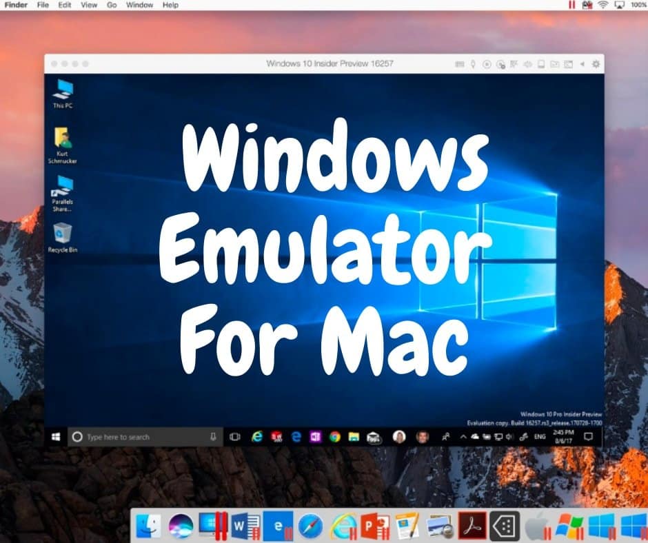 windows emulator for mac programs